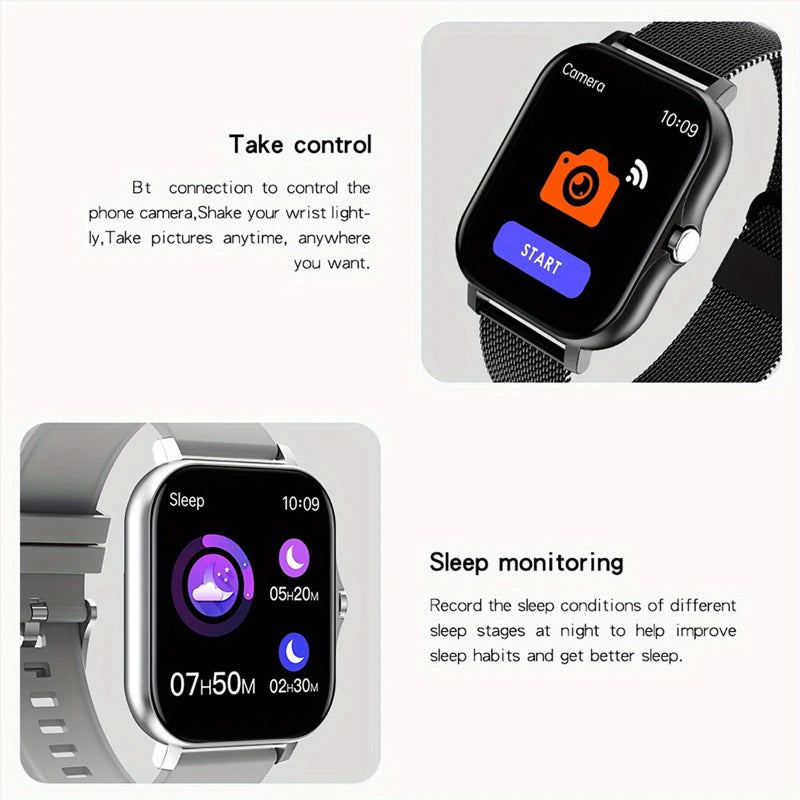 Smart Watch écran de 144 pouces Full Touch hommes et femmes Bluetooth appel
