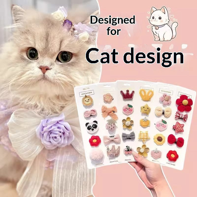 Pet Hair Clips Dog Baby Poodle Hair Accessories Chat