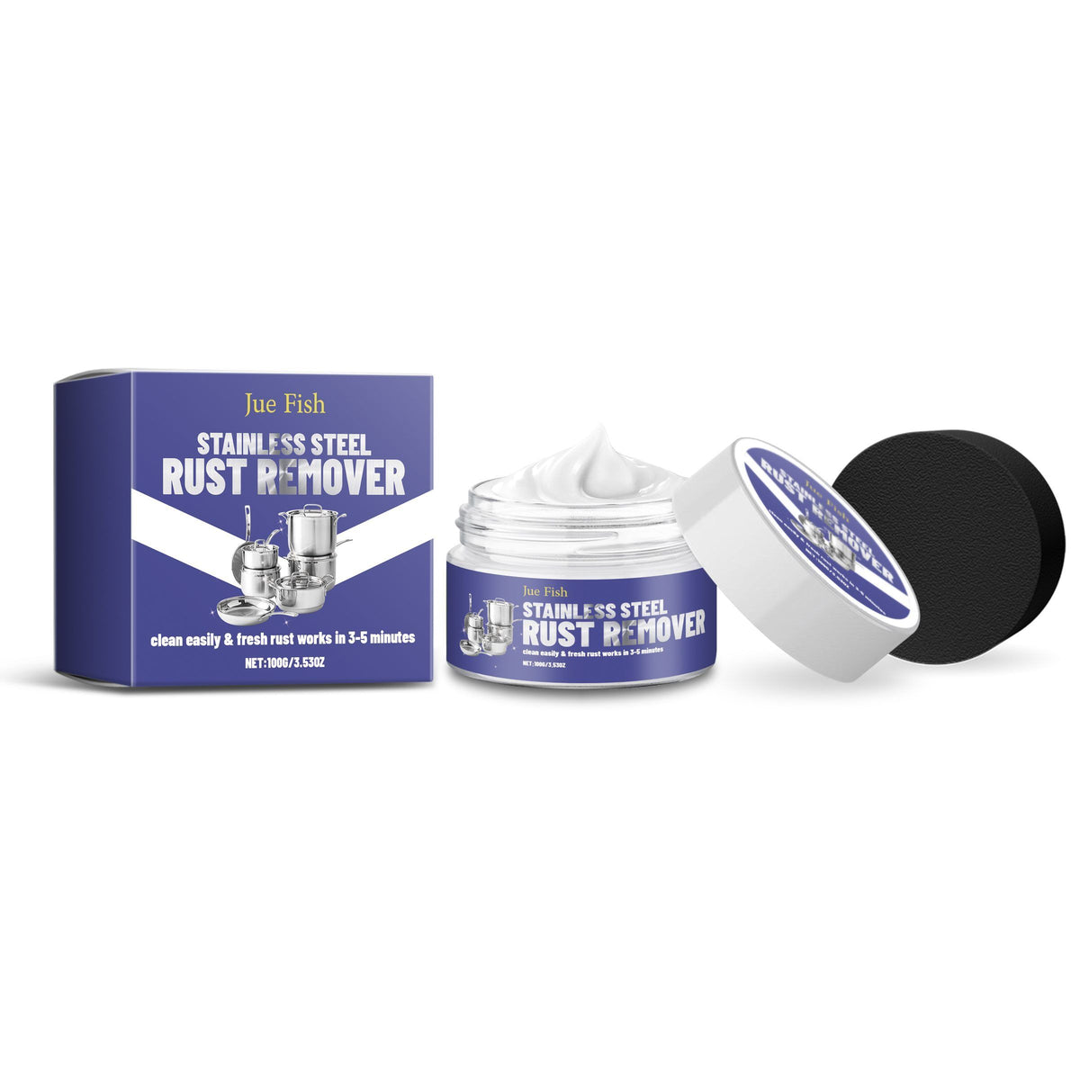 Kit de démonteur de rouille en acier inoxydable JUE FISH