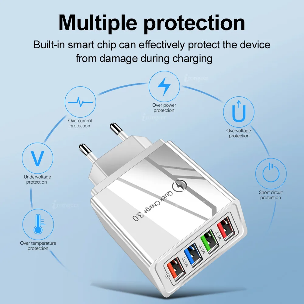 3.1A Chargeur USB