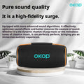 KP-810 Modèle Haut-parleur Bluetooth portable avec RGB lumières colorées Fente de carte basse lourde et
