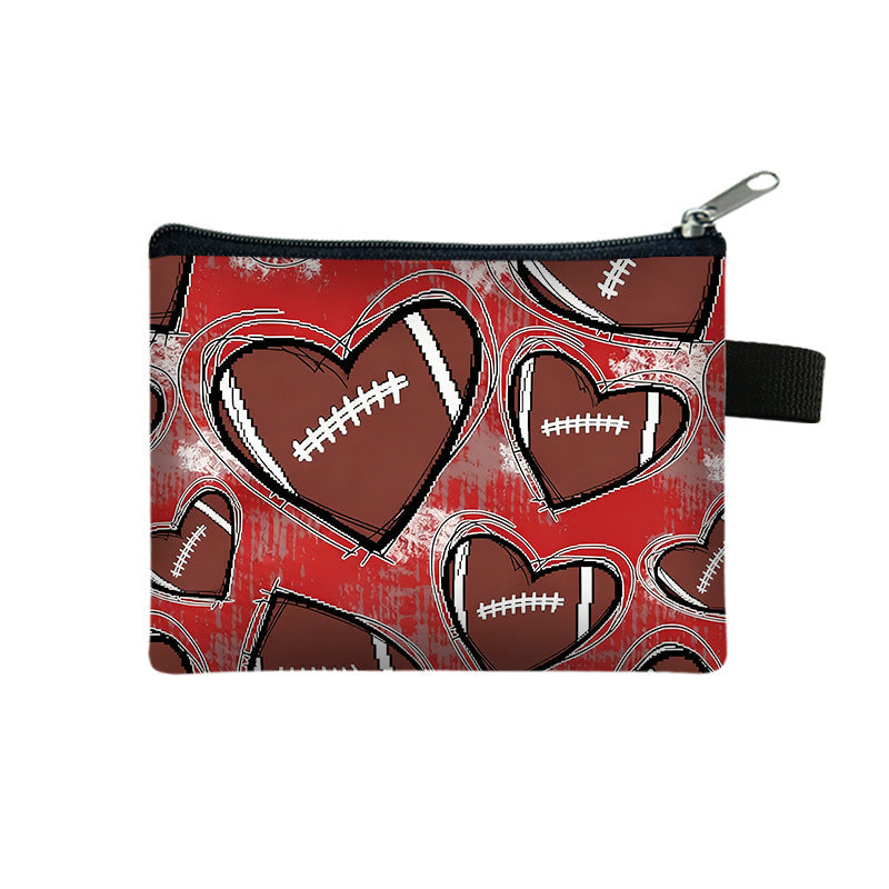Creative Baseball Themed Lettre Coin Purse