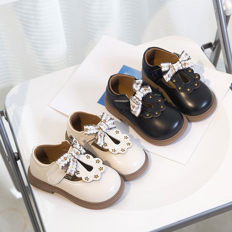 Filles Bow Chaussures plates
