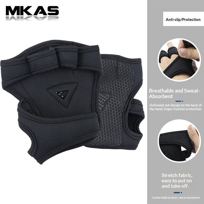 Gants d'haltérophilie pour l'entraînement en fer antidérapant Blister et respirant