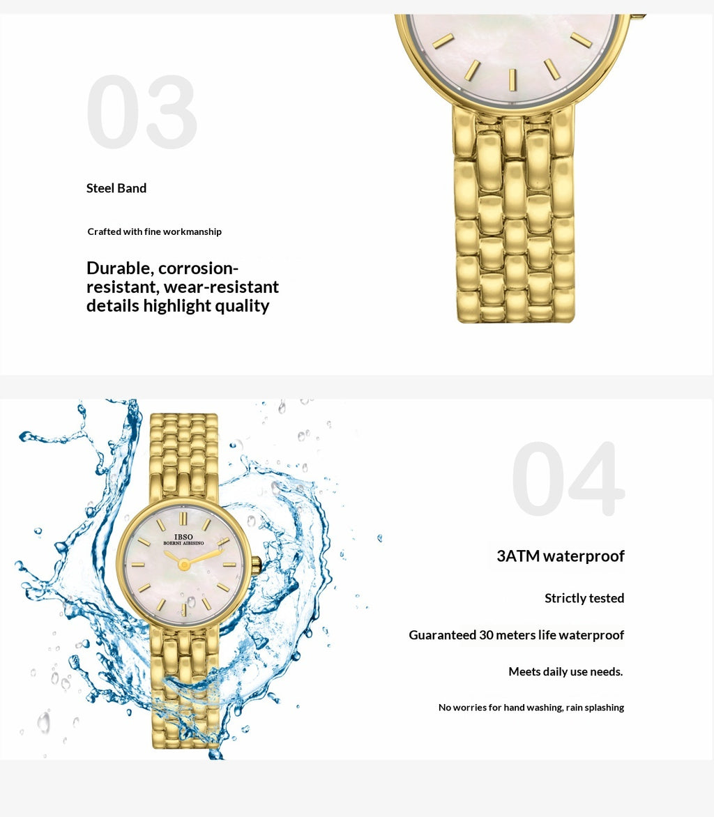Mini Dial Women's Quartz Casual Watch