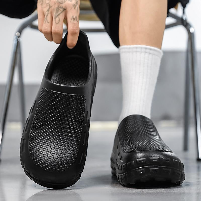 Hommes Chaussures de cuisine quatre saisons étanche Et les bottes antidérapantes