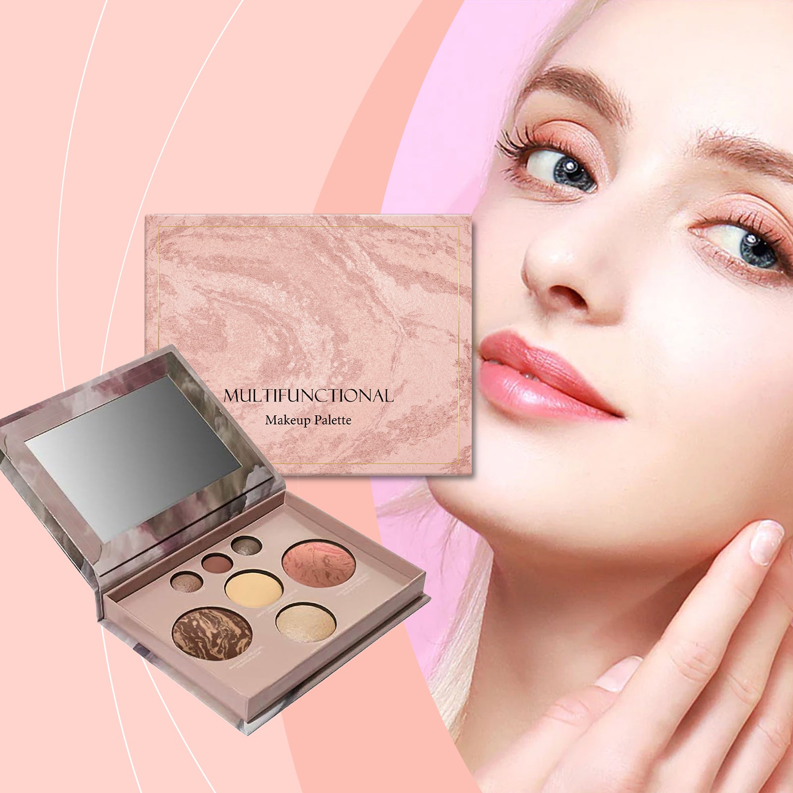 Palette de maquillage multifonctionnelle