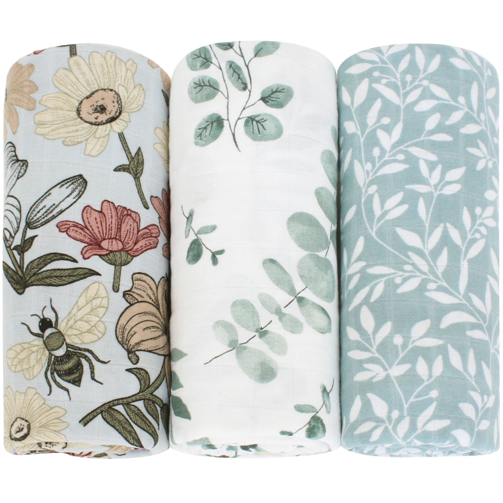 Couverture de matelas en coton de bambou Couverture de nouveau-né Baby Swadle Sac d'été