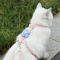 Cat Cartoon Leash Pour l'extérieur avec Ajusteur en forme de I pour prévenir l'évasion