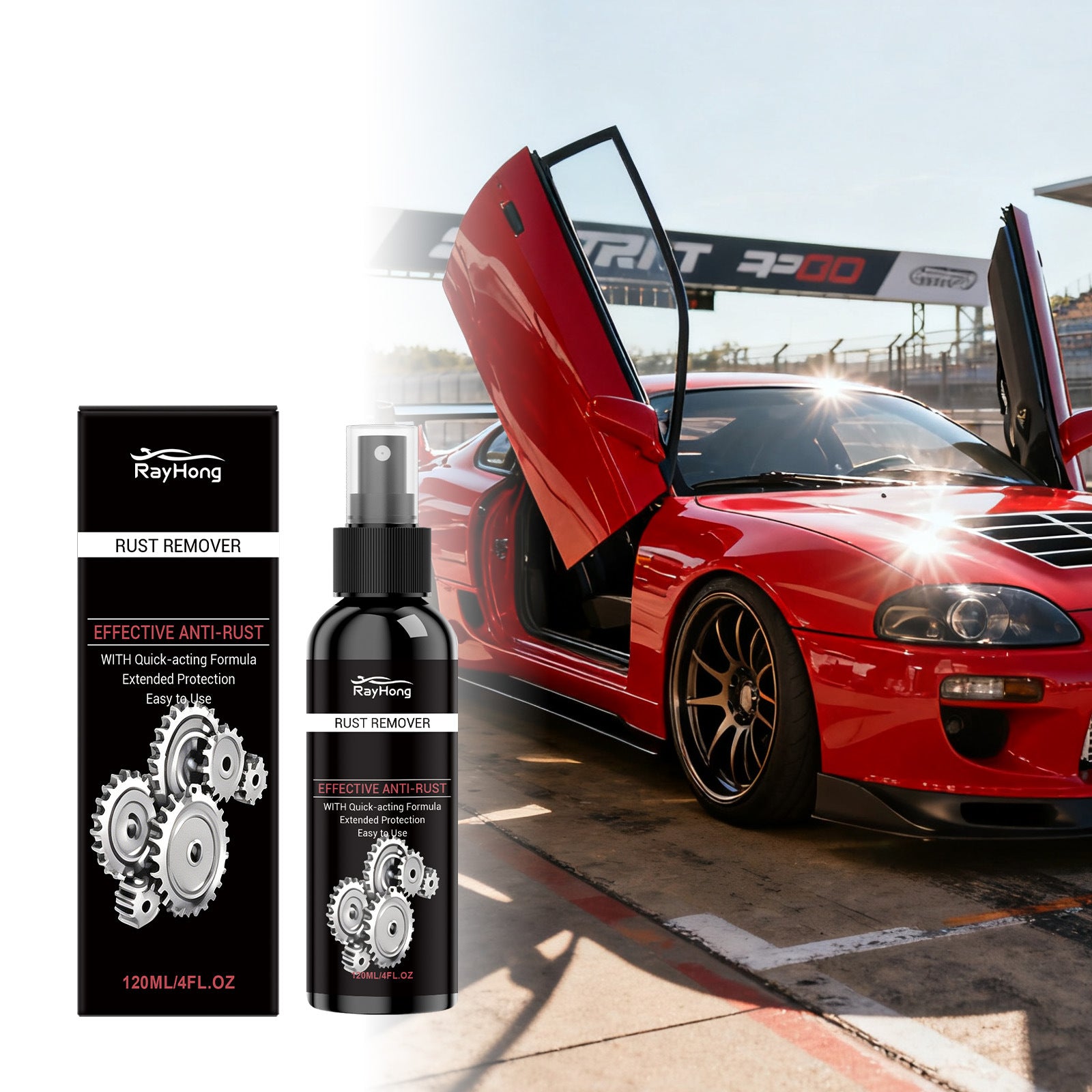 RAYHONG Rust Remover for Metal Wheels Rust Prevention