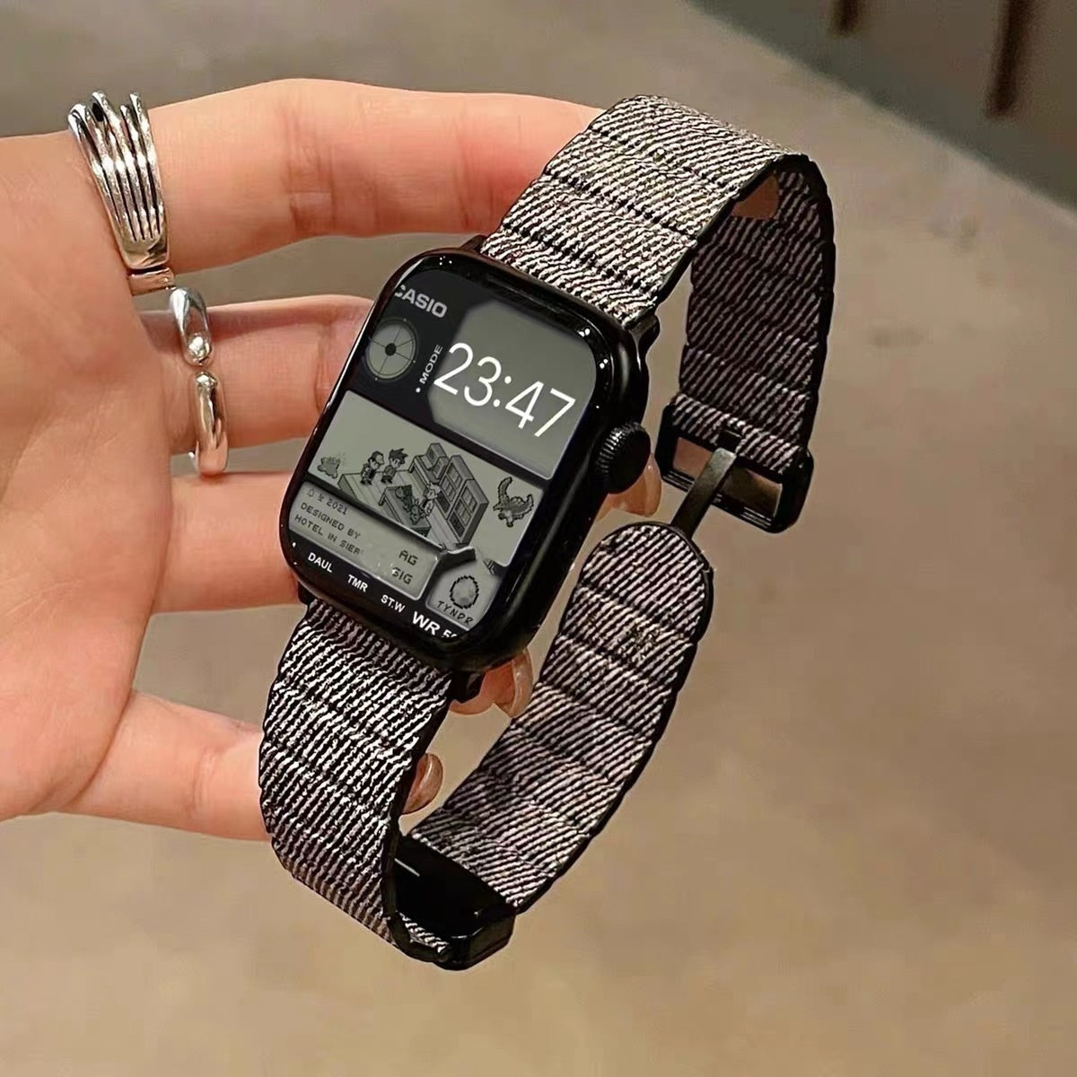 Bracelet de montre magnétique Slim Denim