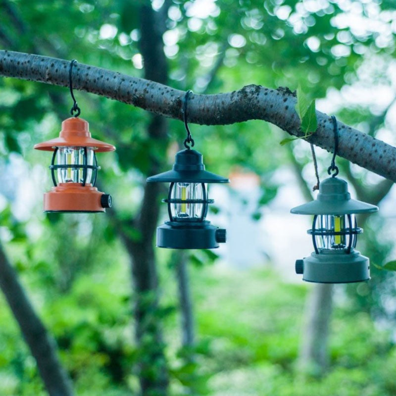 Lampe de camping rétro à énergie solaire