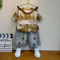 Vêtements pour enfants teints en cravate Cool et tendance Outfits d'été