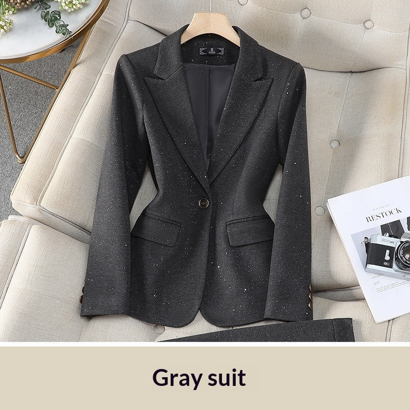 AutomneHiver Commuté Élégant costume professionnel Outfit Vêtements de travail