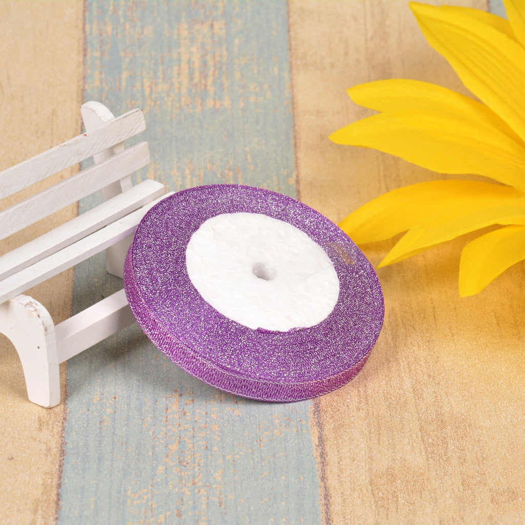 1cm Oignon vert coloré avec 3 points Ribbon Bow Gold Silk Argent Polyester Ribbon