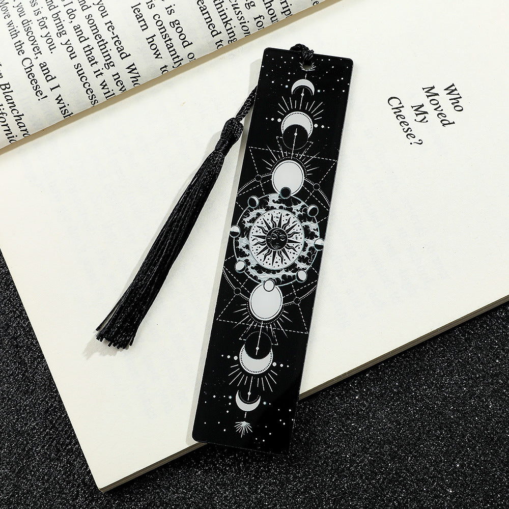 Creative Skull Pattern Acrylic Tassel Reading Décoration Signet