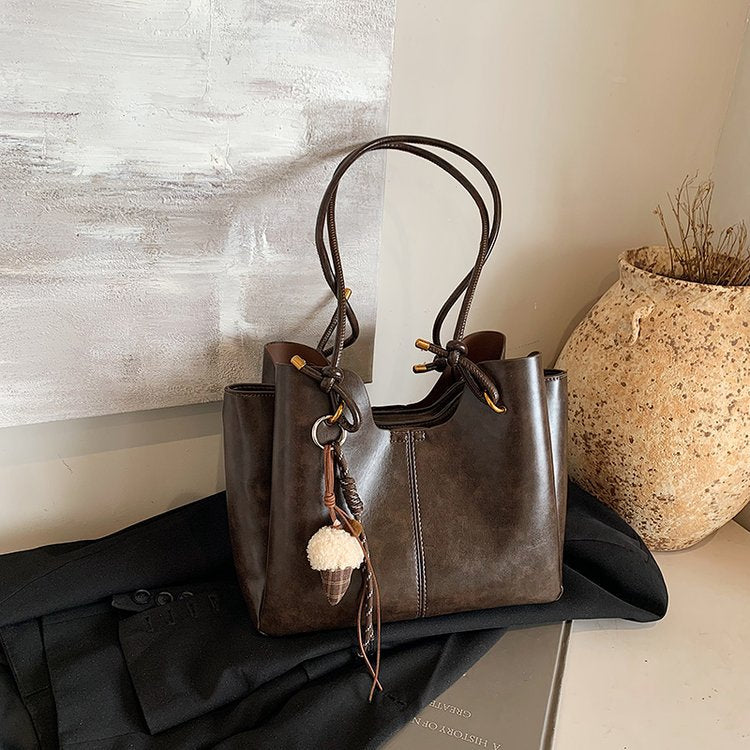 Sac à épaule polyvalent pour femmes de grande capacité