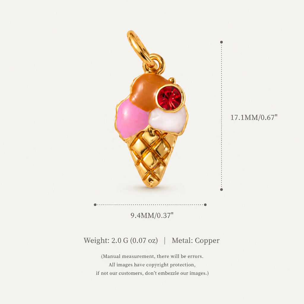 Gourmet Dessert Cookie and Cake Style Pendentif