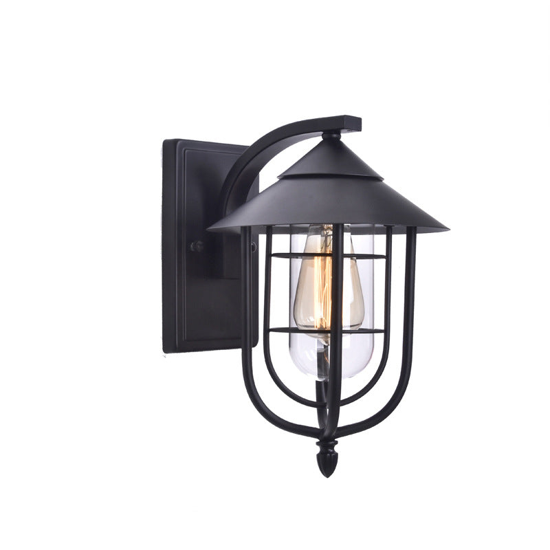 Lampe murale de type japonais pour usage extérieur