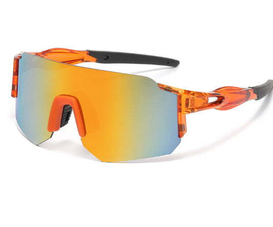 Lunettes de soleil enduites de couleur