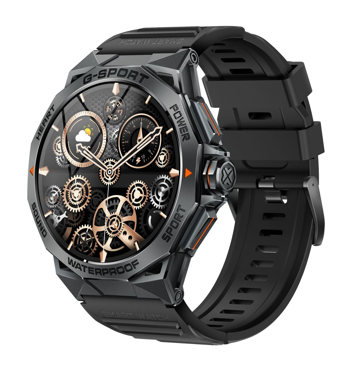 Écran Bluetooth appelant la météo Fréquence cardiaque Surveillance de l'oxygène du sang Smart Watch