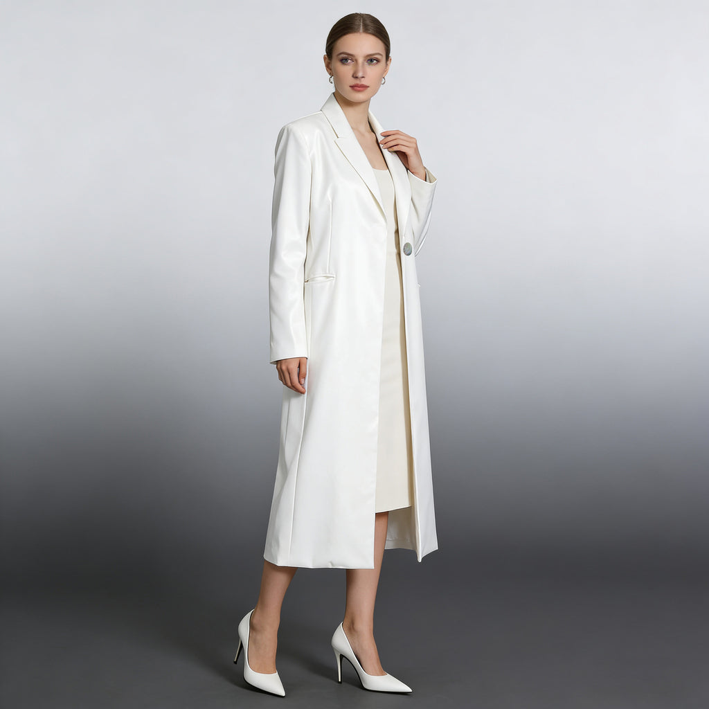 Manteau de trench pour femmes d'inspiration blazer