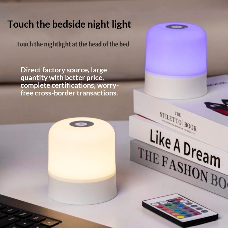 Lampe de chevet rechargeable à activation tactile