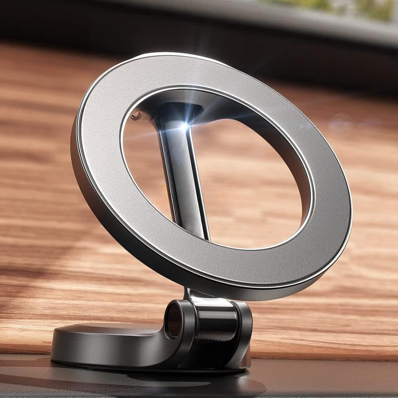 Support de téléphone magnétique pour voiture pliable tout-métal pour voiture plus forte Magnet Dashboar