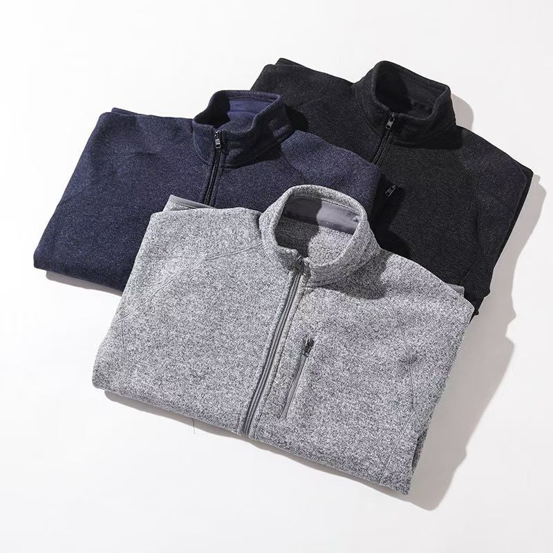 Veste en peluche pour hommes