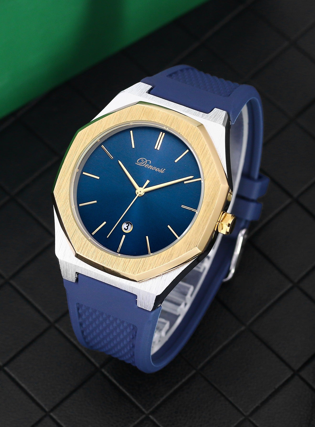 Montre Quartz imperméable élégante et minimaliste pour hommes