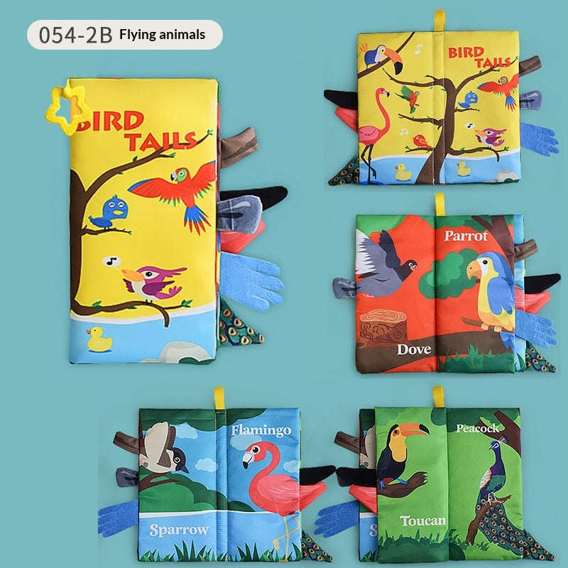 Livre de vêtements résistant à la déchirure avec jouet d'apprentissage précoce
