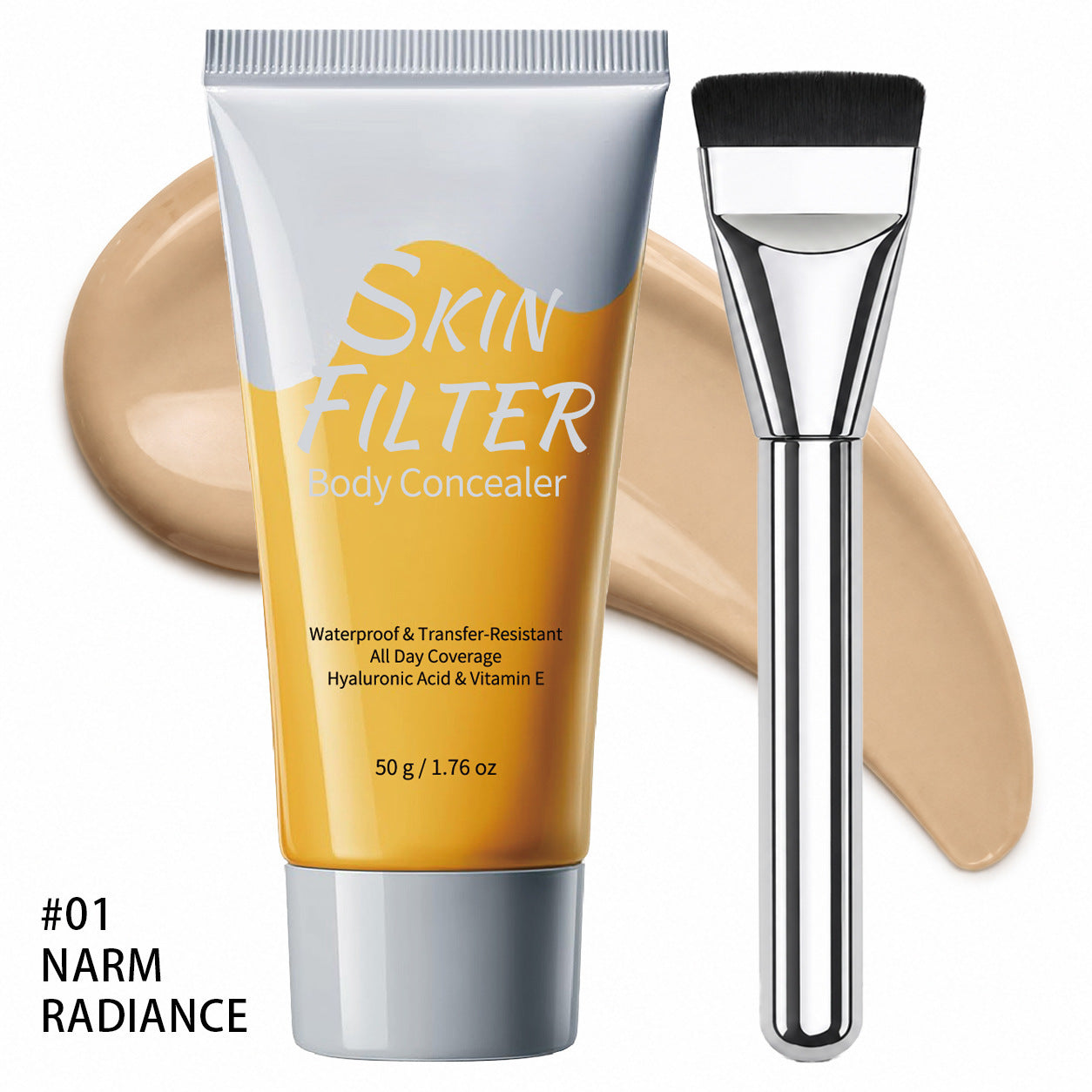 Éclairage de base de maquillage et crème isolante