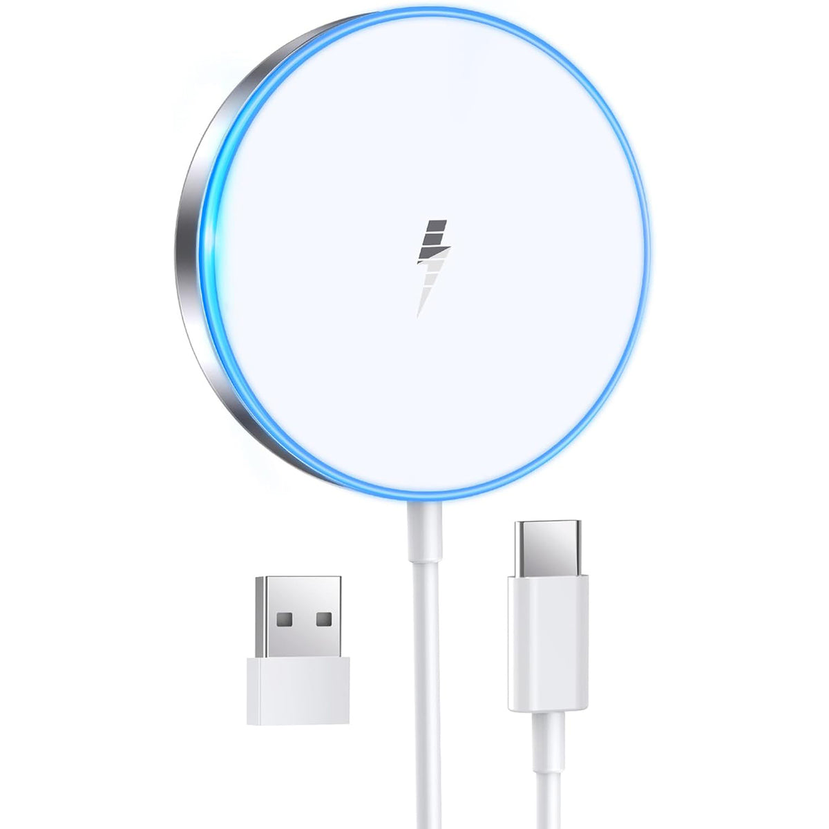 Single Magnetic Wireless Charger for Mobile Phone