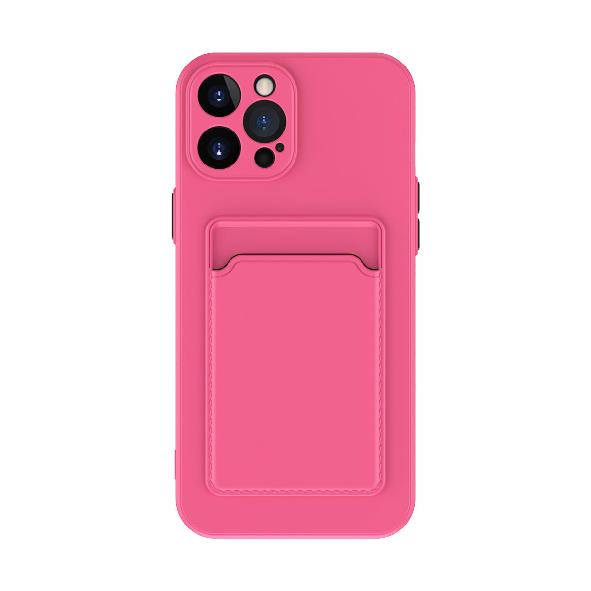 Coque téléphone en silicone liquide de couleur pure simple