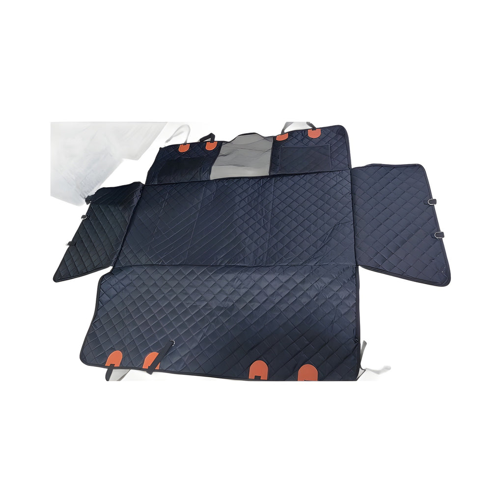 Couverture de siège de voiture prolongée avec un tapis pour animaux de compagnie pour véhicules