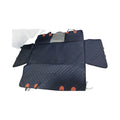 Couverture de siège de voiture prolongée avec un tapis pour animaux de compagnie pour véhicules