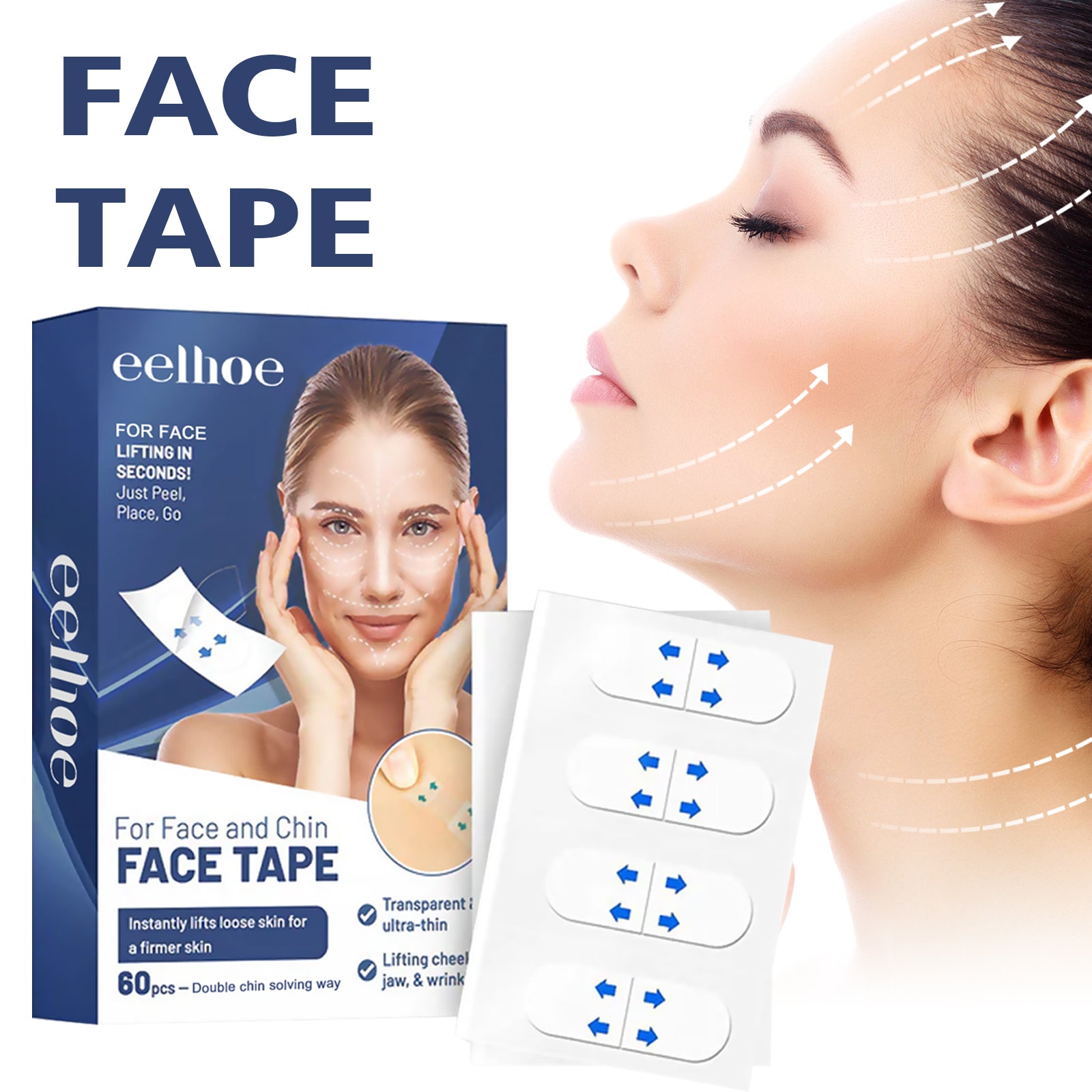 Stickers Soulèvement Facial 60pcs