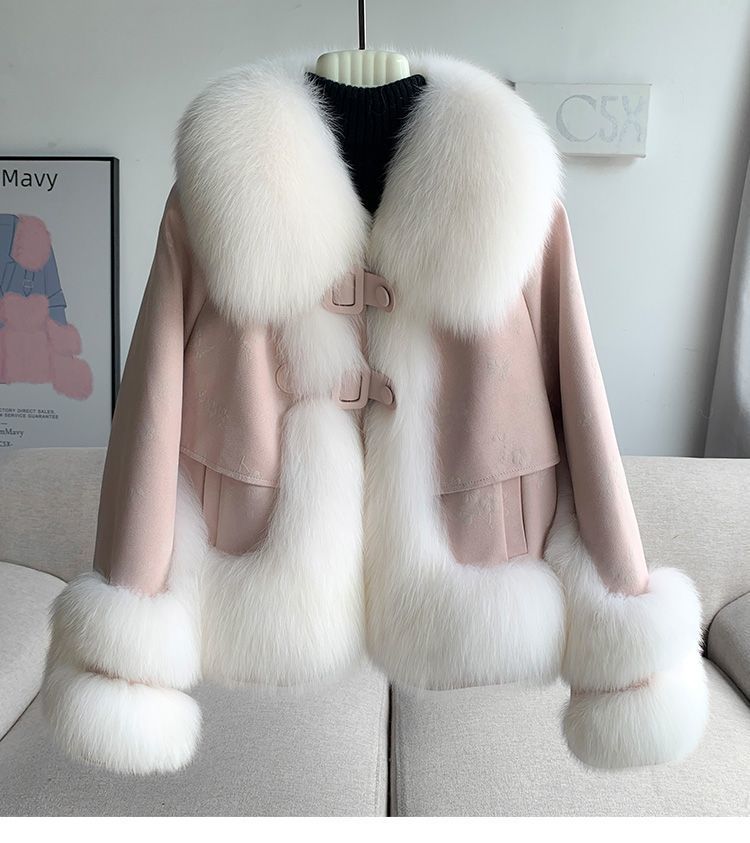 Short hiver épaissé chaud mode Jacket femmes