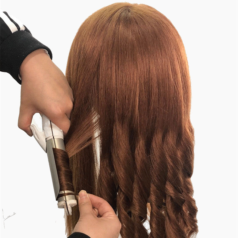 Les vrais cheveux peuvent être bouclés et Blown tête dummy modèle
