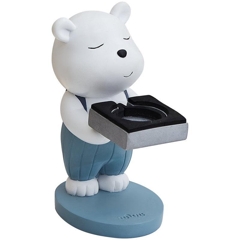 Wowu Original Design Bear Watch Charger Bracket Cartoon Ornements de literie anti-perte