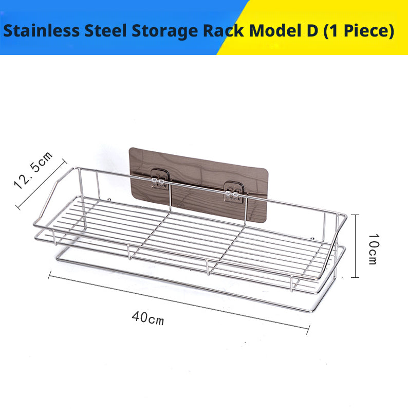Égoutter rack-40cm-avec barre de serviette-y compris patch-304 acier inoxydable-1 pièce