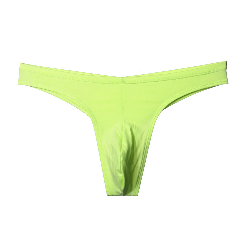 European And American Low Waist Cotton U Sac Sous-vêtements Hommes