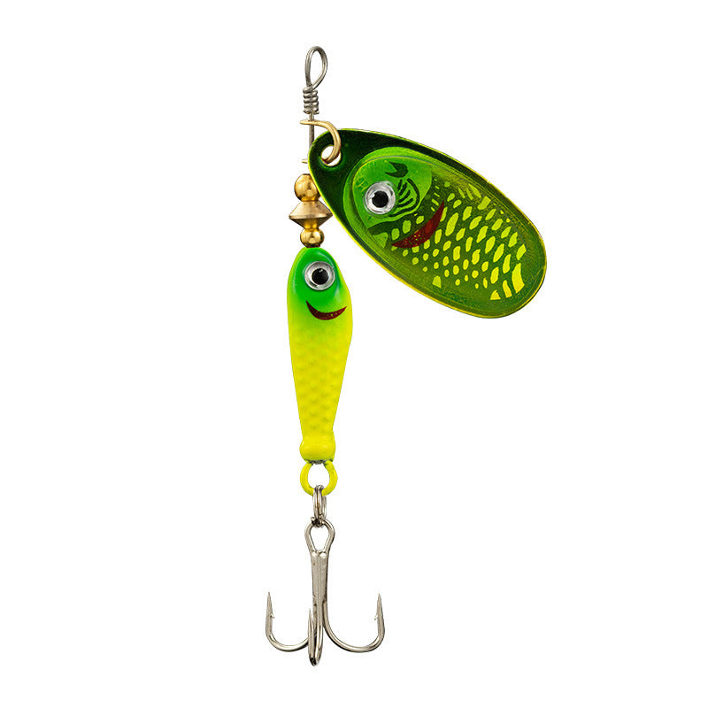 Paillettes rotatives Pointage manuel Pièce composite Simulation Lure Lure
