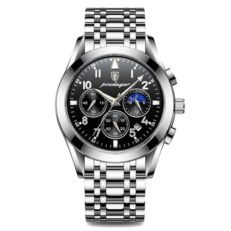 Black Tech Men's Watch Korean Student Fashion