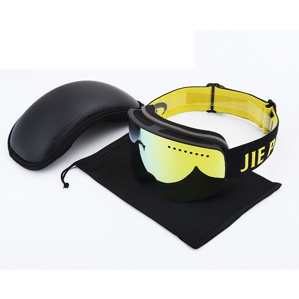 Double anti-fog italien Tablette Protection des yeux Lunettes de ski