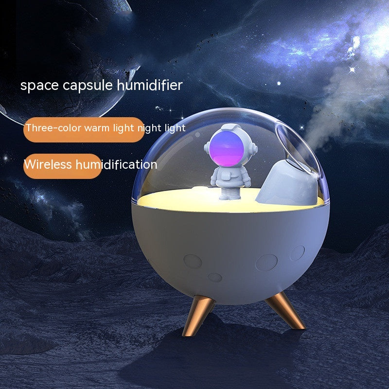 Chambre à coucher hydratant Usb Bureau sans fil Petit spray Spaceman Humidificateur