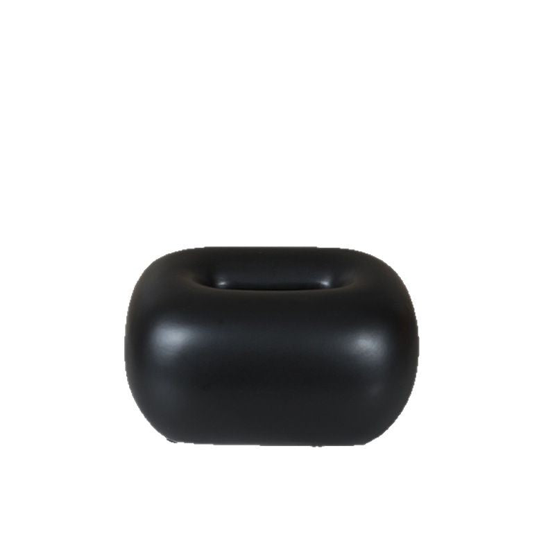 Boîte de tissu en céramique moderne Minimalist Objet décoratif