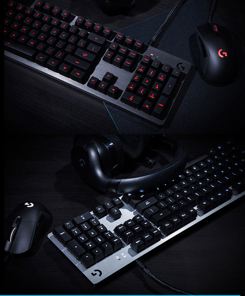 G413 Gaming électronique sport mécanique clavier bureau rétroéclairage 104 clé métal panneau