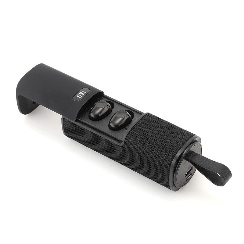 3 En 1 Haut-parleurs Bluetooth sans fil portable Banque d'alimentation d'écoute Bluetooth