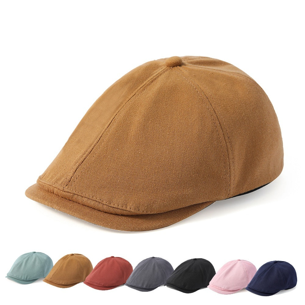 Rétro Beret Casual Cap pour hommes et femmes